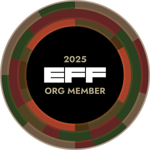 EFF Org member badge for 2025